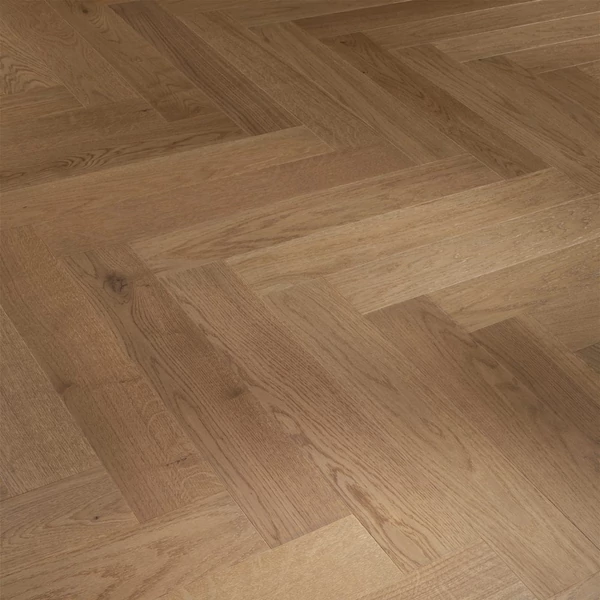Készparketta - Trendtime 3 - Oak nougat herringbone - matt lakkozott