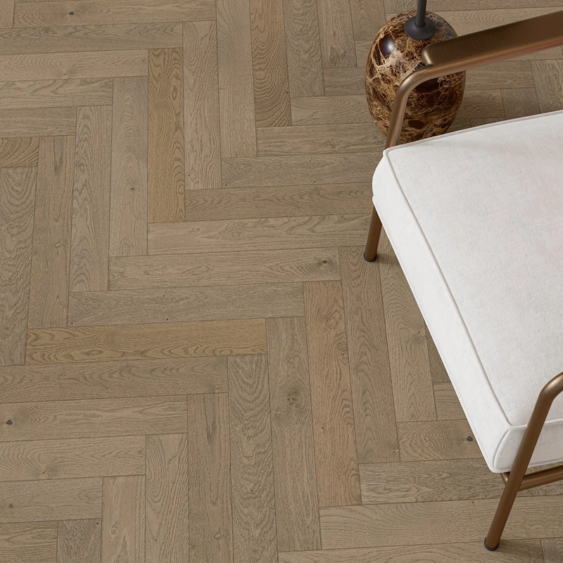 Készparketta - Penthouse Trendtime 3 Oak Chalet grey - Extra matt lakk halszálka