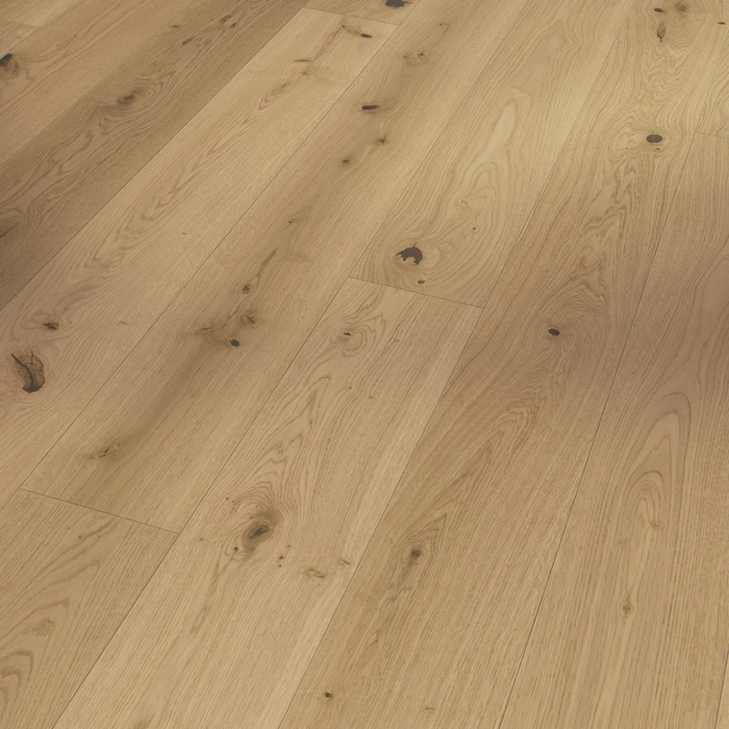 Készparketta - Townhouse Trendtime 4 Oak Lugana light-whitewashed - Fehér matt lakk hajópadló