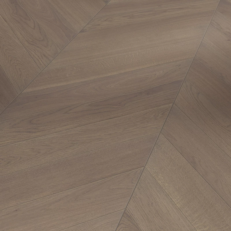 Készparketta - Penthouse Trendtime 10 Oak Terra Chevron 45° - Matt lakk 