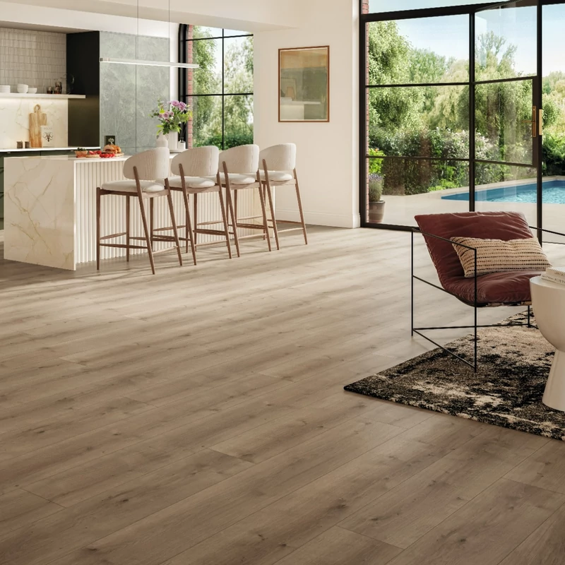 Modular ONE - Townhouse Oak Pure pearl-grey - Kastély hajópadló fa textúra