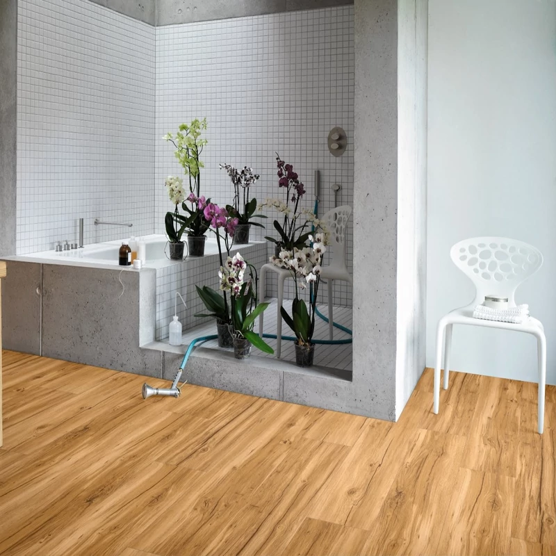 SPC Vinyl - Countryside Basic 5.3 Oak Memory natural - Csiszolt textúrájú széles hajópadló