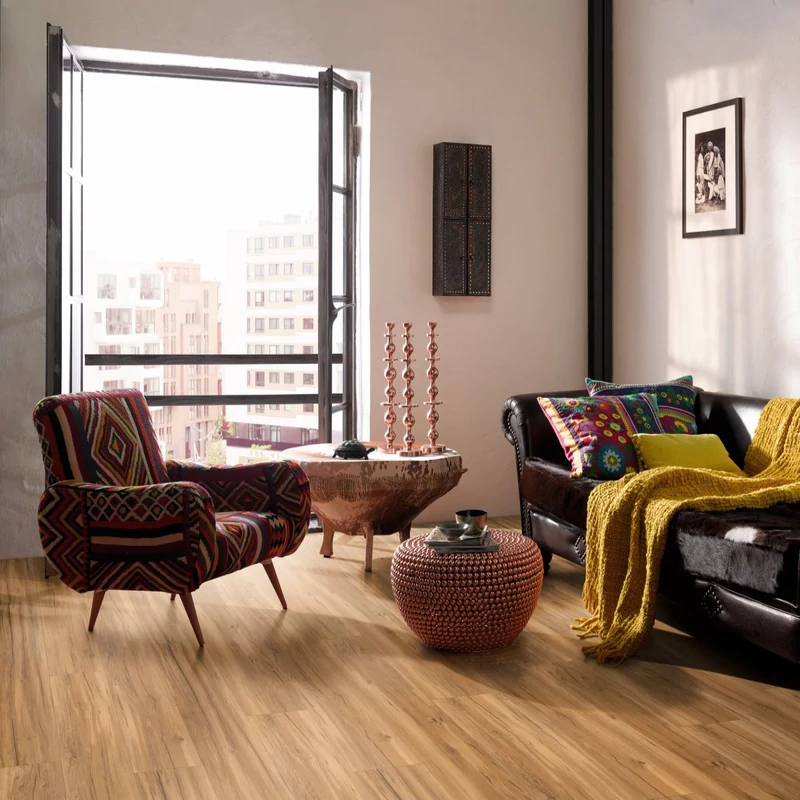 SPC Vinyl - Countryside Basic 5.3 Oak Memory natural - Csiszolt textúrájú széles hajópadló